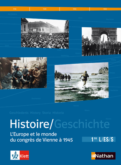 MANUEL HISTOIRE FRANCO-ALLEMAND 1E VERSION FRANCAISE