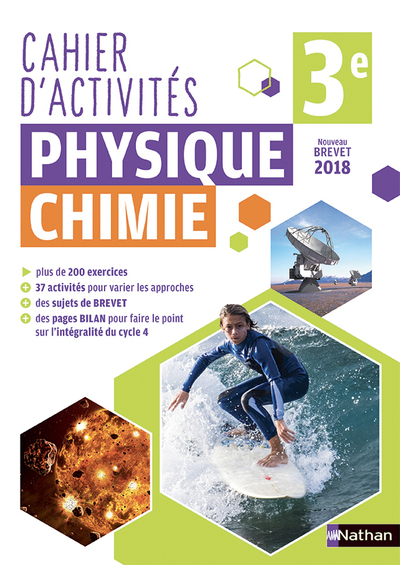 Physique Chimie 3ème – cahier d’activités – 2018