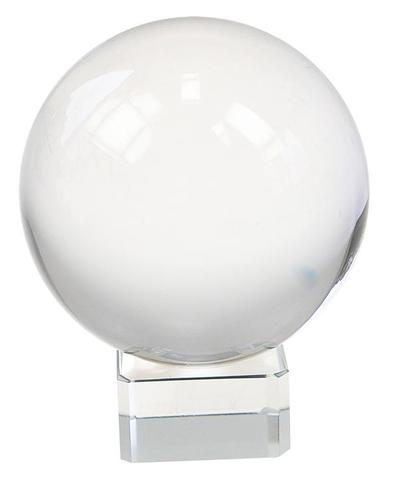 Boule de cristal 8 cm avec support