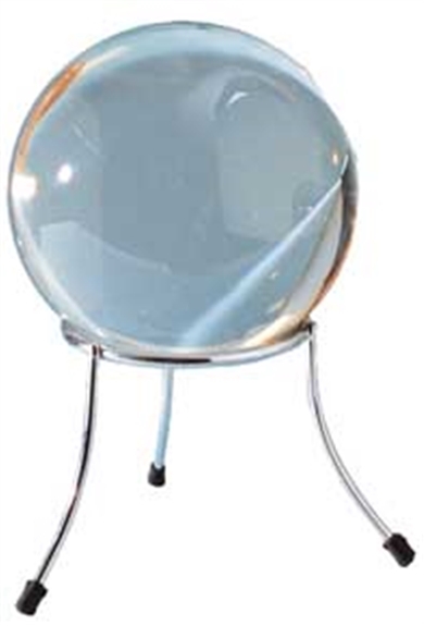 Boule de cristal 6 cm avec support