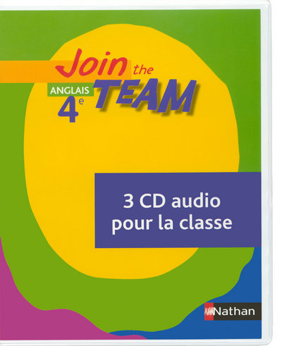 Join the Team 4ème – 3 CD audio classe