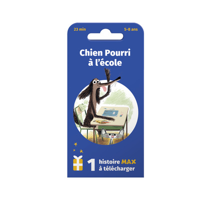 MAX – Carte Chien Pourri à l’école – La Boîte à Histoires de l’école des loisirs