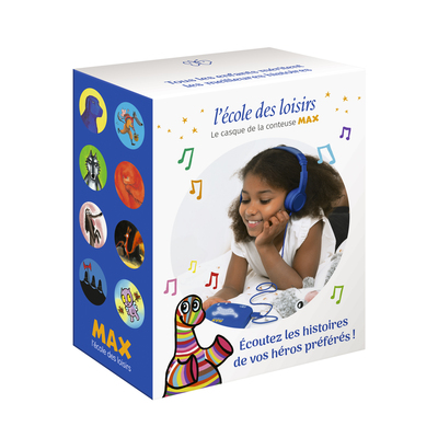 MAX – Casque audio – La Boîte à Histoires de l’école des loisirs