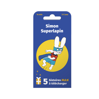 MAX – Carte Simon Superlapin – La Boîte à Histoires de l’école des loisirs
