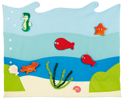 Panneau mural de la mer