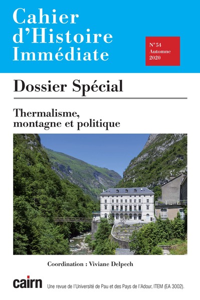 Cahier d’Histoire Immédiate n°54 Automne 2020