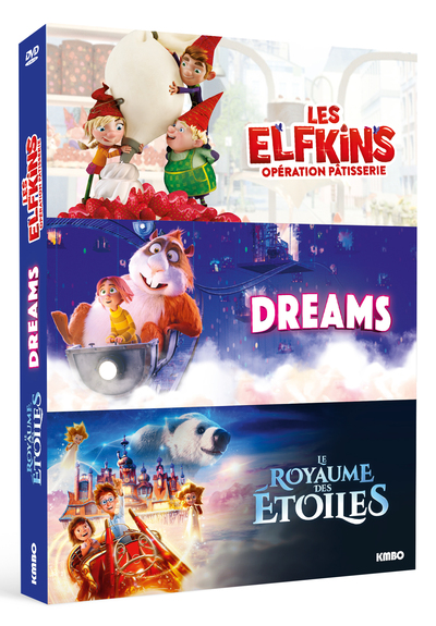 COFFRET 3 DVD DREAMS – ELFSKINS – LE ROYAUME DES ETOILES