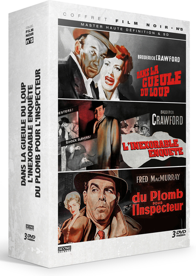 COFFRET FILMS NOIR 5 – 3 DVD