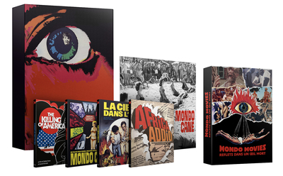 COFFRET MONDO – 4 BLU-RAY + LIVRE + VINYLE 45 tours + 2 AFFICHES