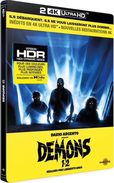 DEMONS 1 ET 2 – 2 UHD STEELBOOK