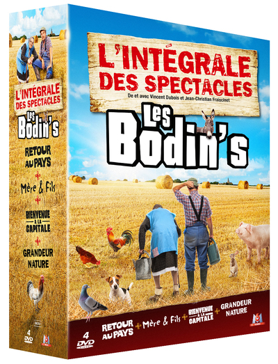 BODIN’S (LES) – COFFRET 4 SPECTACLES – 4 DVD