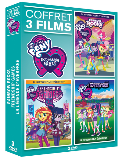 MY LITTLE PONY – EQUESTRIA GIRLS – RAINBOW TOCKS + FRIENDSHI GAMES + LEGENDE D’E