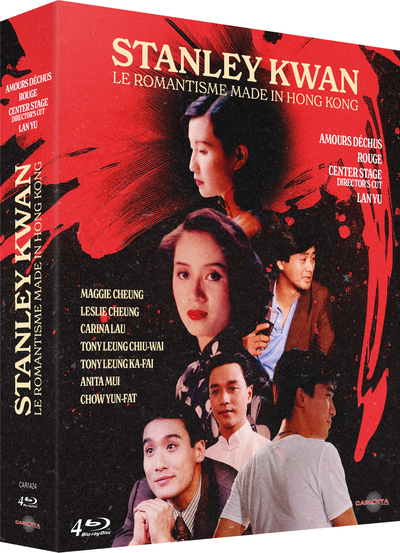 COFFRET STANLEY KWAN – LE ROMANTISME MADE IN HONG KONG – 4 BLU-RAY