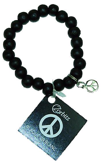 Bracelet Art de la chance – Perles de bois brunes