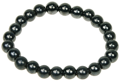 Bracelet Hématite Perles rondes 8 mm