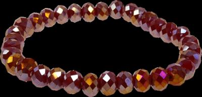 Cristal bracelet – Amour/Amitié – Rouge
