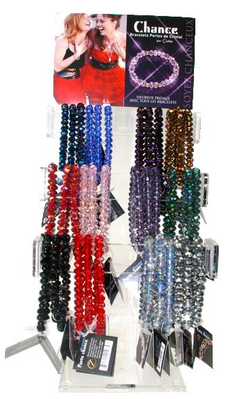 Présentoir “Cristal” Bracelets – Plein