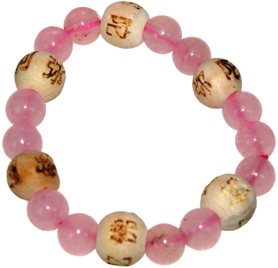 Bracelet Perles de Karma Kids – Quartz Rose
