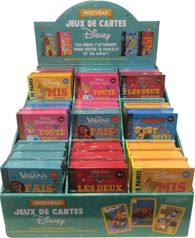 PRESENTOIR 27 EX DISNEY JEUX DE CARTES SEPT 2017