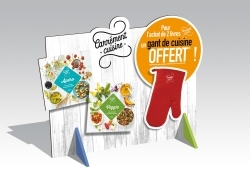 COLIS CARREMENT CUISINE 2017 44 vol + PANNEAU DE TABLE