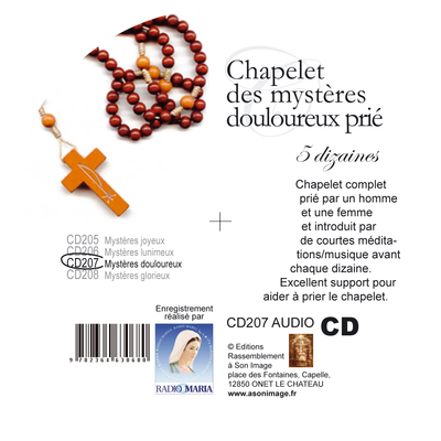 Chapelet des mystères douloureux prié – CD audio – CD207