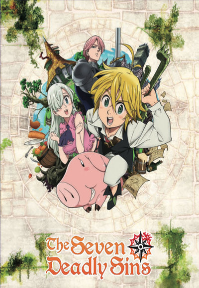 Seven Deadly Sins – Saison 1 – Edition Collector – Coffret A4 Bluray