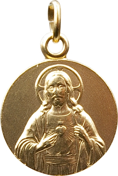 Médaille Jésus Christ dorée