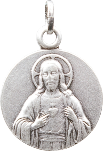 Médaille Jésus Christ argentée