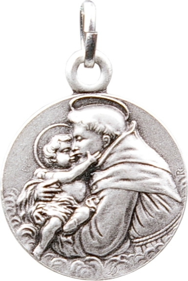 Médaille Saint Antoine argentée