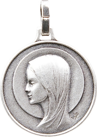 Médaille Vierge Marie argentée