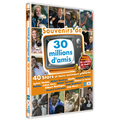 SOUVENIRS DE 30 MILLIONS D’AMIS 3 DVD