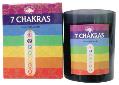 Bougie Green Tree 7 Chakras