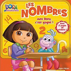 Les nombre avec Dora, c’est gagné ! – Imagier + Stickers Dora