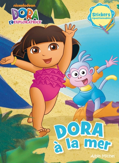DORA A LA MER -Livre d’activités avec stickrers