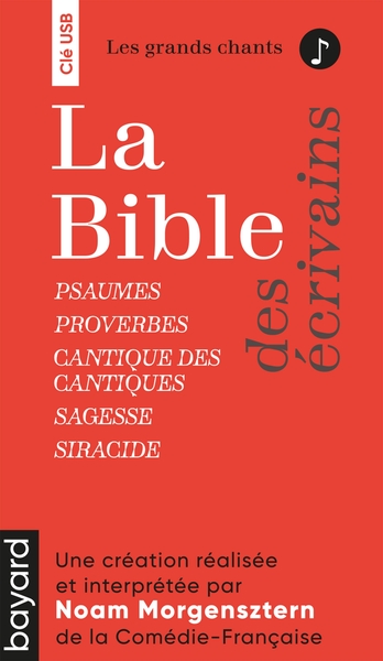 Clé USB : La Bible des écrivains – Les grands chants