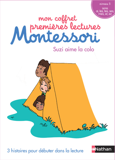 Etui Mon coffret premières lectures Montessori N9 – Suzi aime la colo (niveau 3)