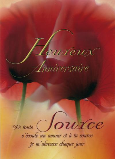 Lot de 5 cartes – Heureux anniversaire 03