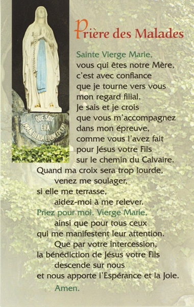 PACK PRIERE DES MALADES PR26 20EX