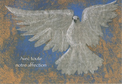 PACK CARTES DEUIL DEU02 5EX