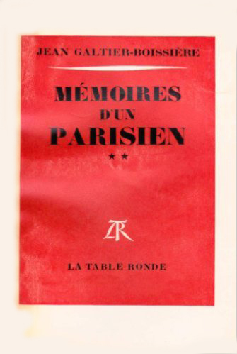 Mémoires d’un Parisien