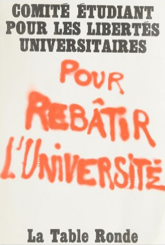 Pour rebâtir l’université