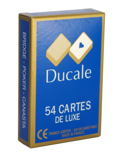 Jeu 54 cartes de luxe Ducale Boîte carton