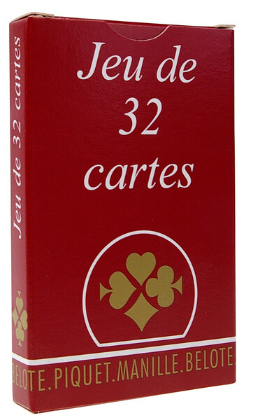Jeu 32 cartes la Gauloise Boîte carton