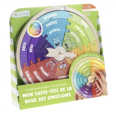 MON CASSE-TÊTE DE LA ROUE DES ÉMOTIONS