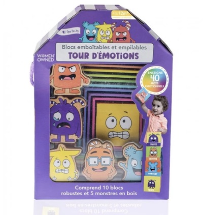 TOUR D’ÉMOTIONS – BLOCS EMBOITABLES ET EMPILABLES