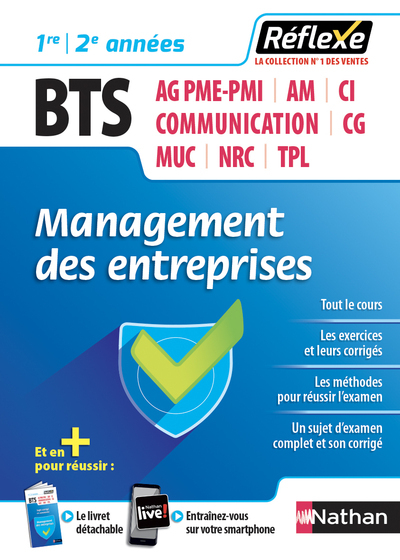 Management des entreprises – BTS 1ère et 2ème années (Guide Réflexe N° 96) – 2018