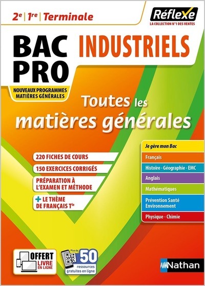 Toutes les matières Bac Pro MG Industriel – Réflexe n°21 2021 – Tome 21