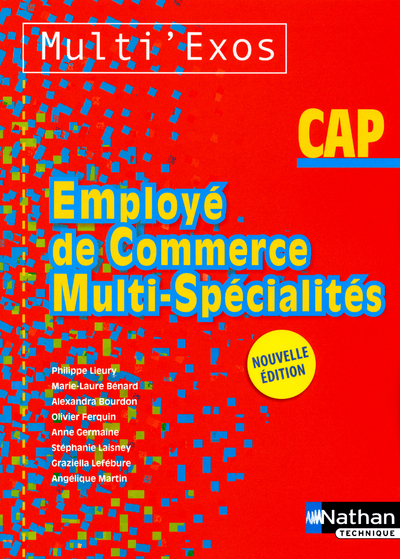 EMPLOYE DE COMMERCE MULTI-SPECIALITES CAP (MULTI’EXOS) ELEVE 2012