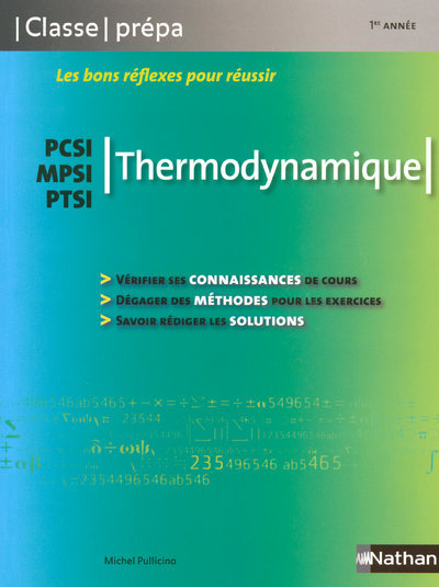 THERMODYNAMIQUE PCSI/MPSI/PTSI – CLASSE PREPA (1ERE ANNEE) – 2007