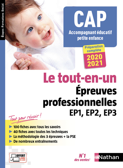 CAP accompagnant éducatif petite enfance – Le tout-en-un – EPR EP1 EP2 EP3 + PSE – (EFS)